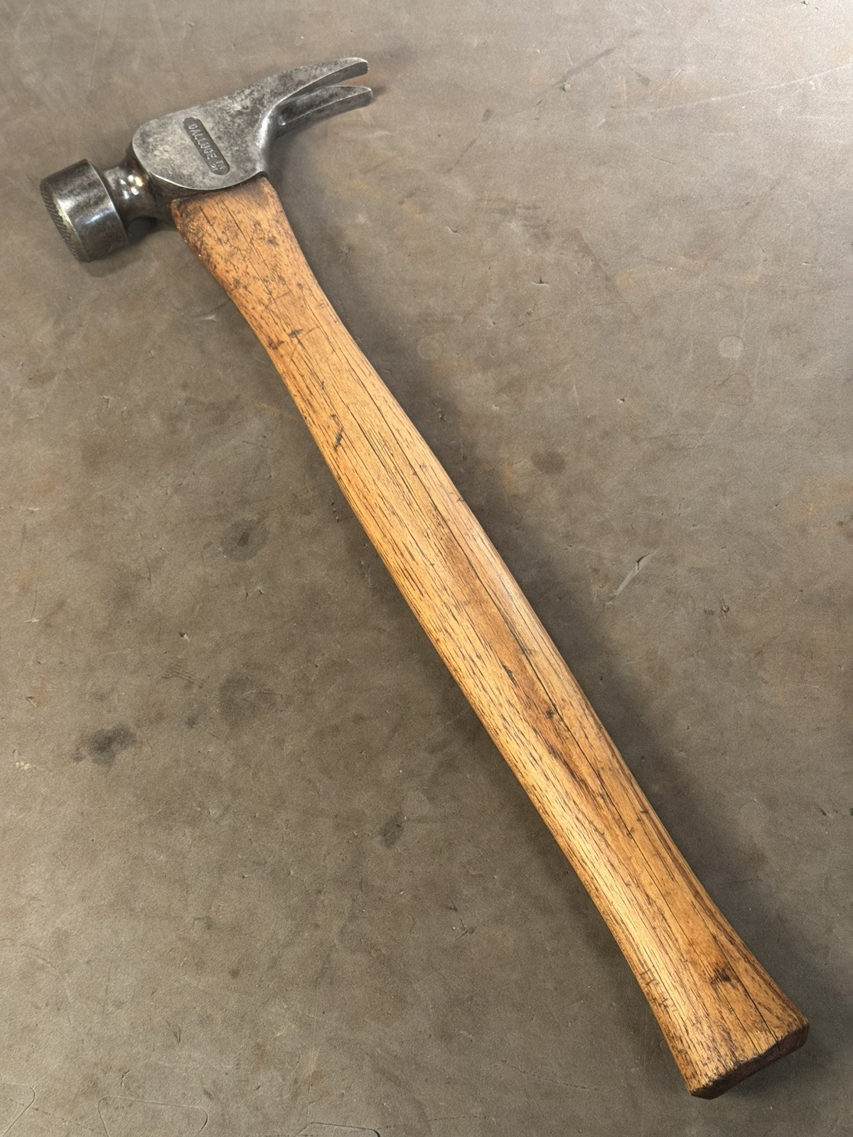 Beautiful Dalluge 21 Straight Claw Hammer Original Handle California Framer