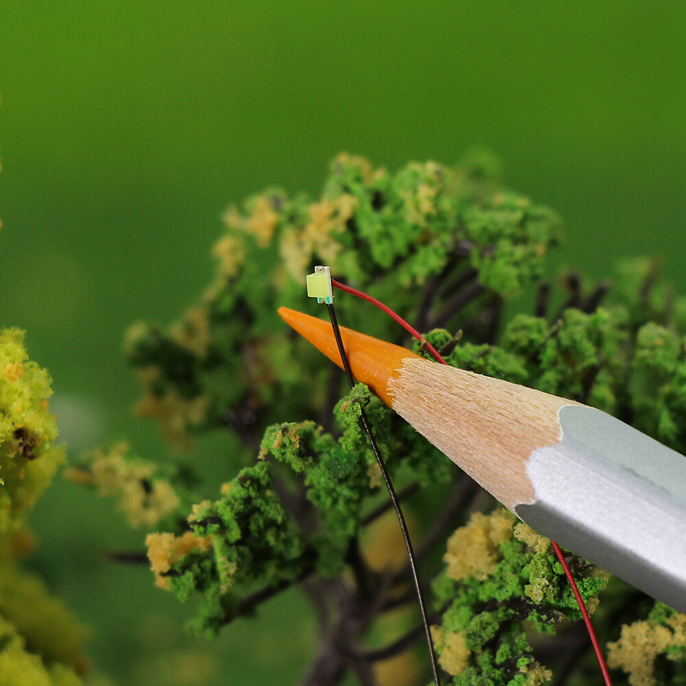 20pcs Pre-wired 30awg Wire Bright White SMD LED 0805 Light with Resistor for 12V