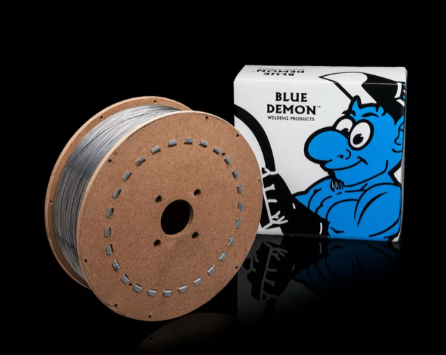 E71T-1 1C/1M .045 Flux Core 33 lb MIG Welding Wire Spool Requires Gas Blue Demon