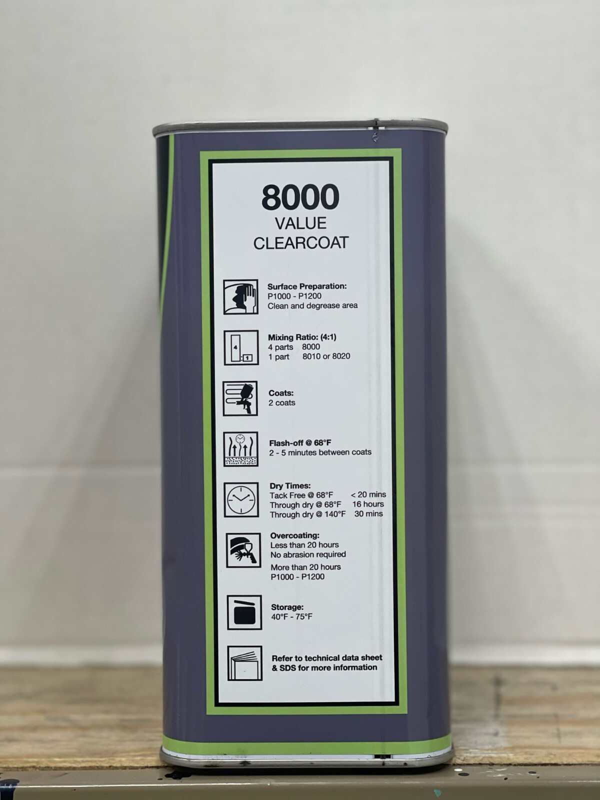 GM / Chevy WA8555/u8555/8555 Black Basecoat paint & Gallon Clear Kit