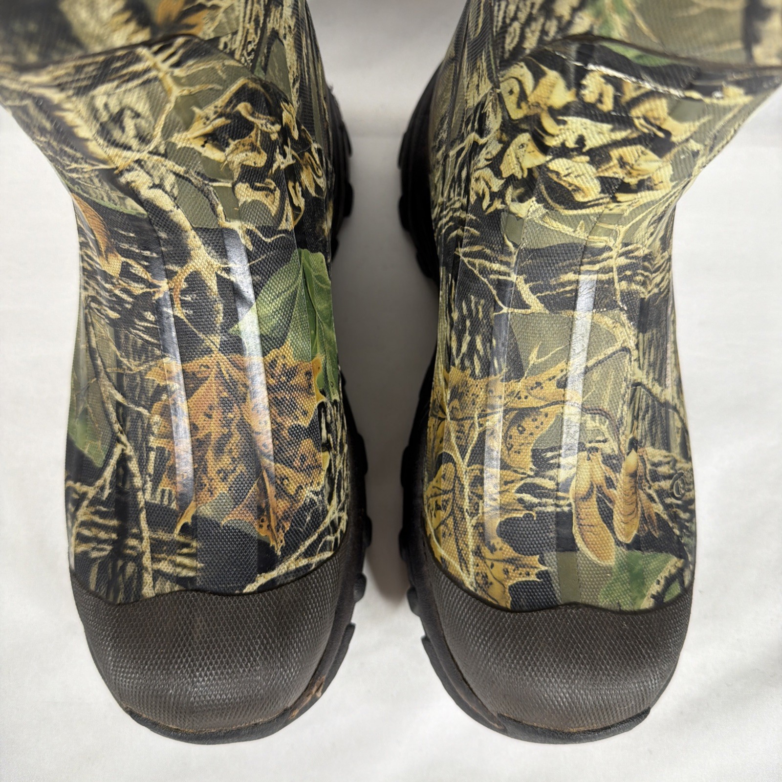 Cabela's Rubber Hunting Snake Proof Muck Boots Camo Mens 7 M Waterproof 83-0774