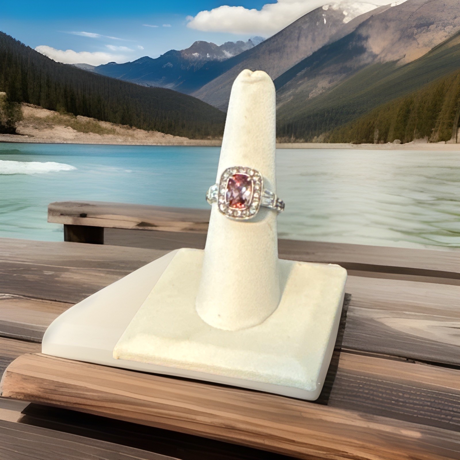 Brighton REINA Ring Pink Size 9 NWT List $78 Rare Find!