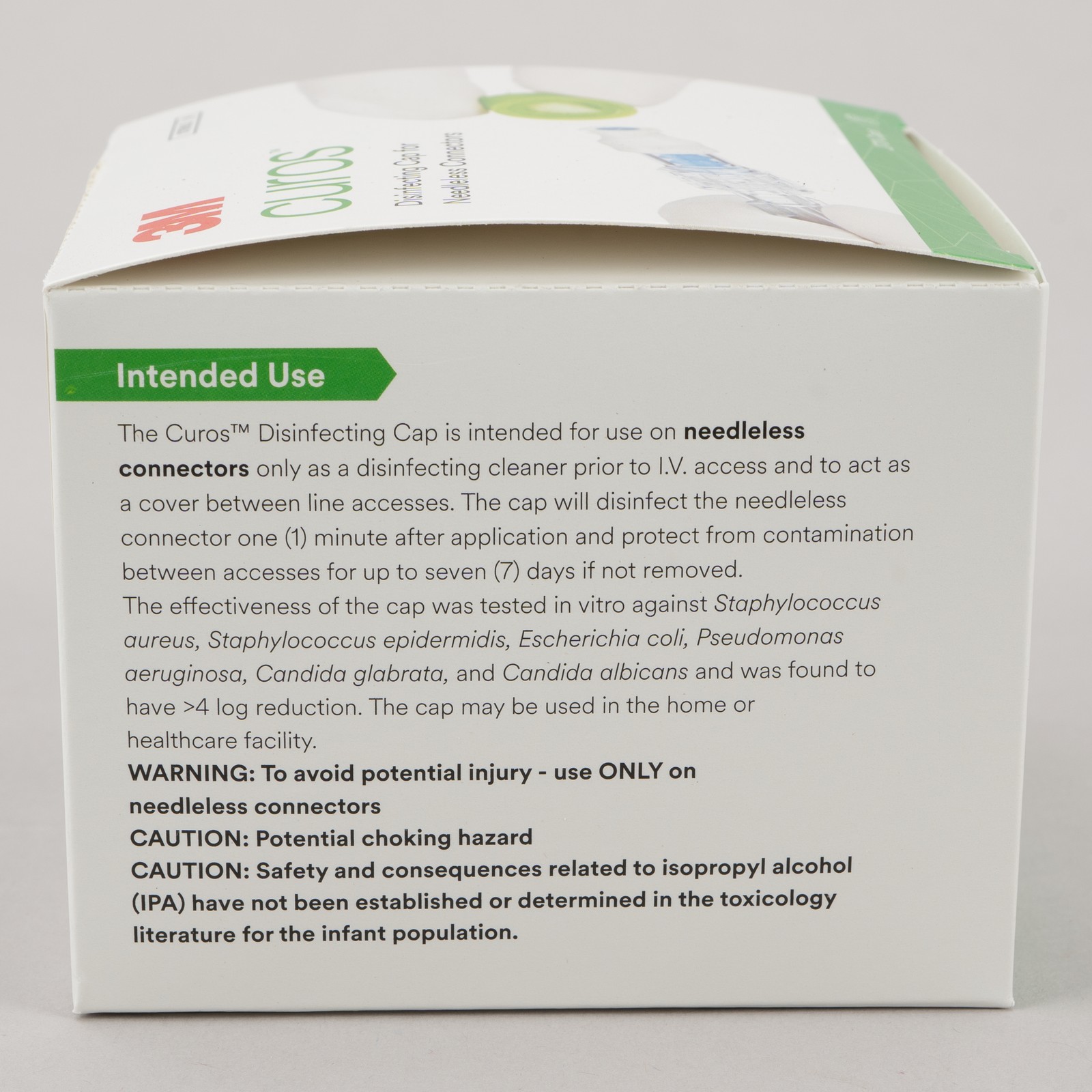 3M Curos Disinfecting Cap, 270 Count, CFF1-270, 2027 Expiration