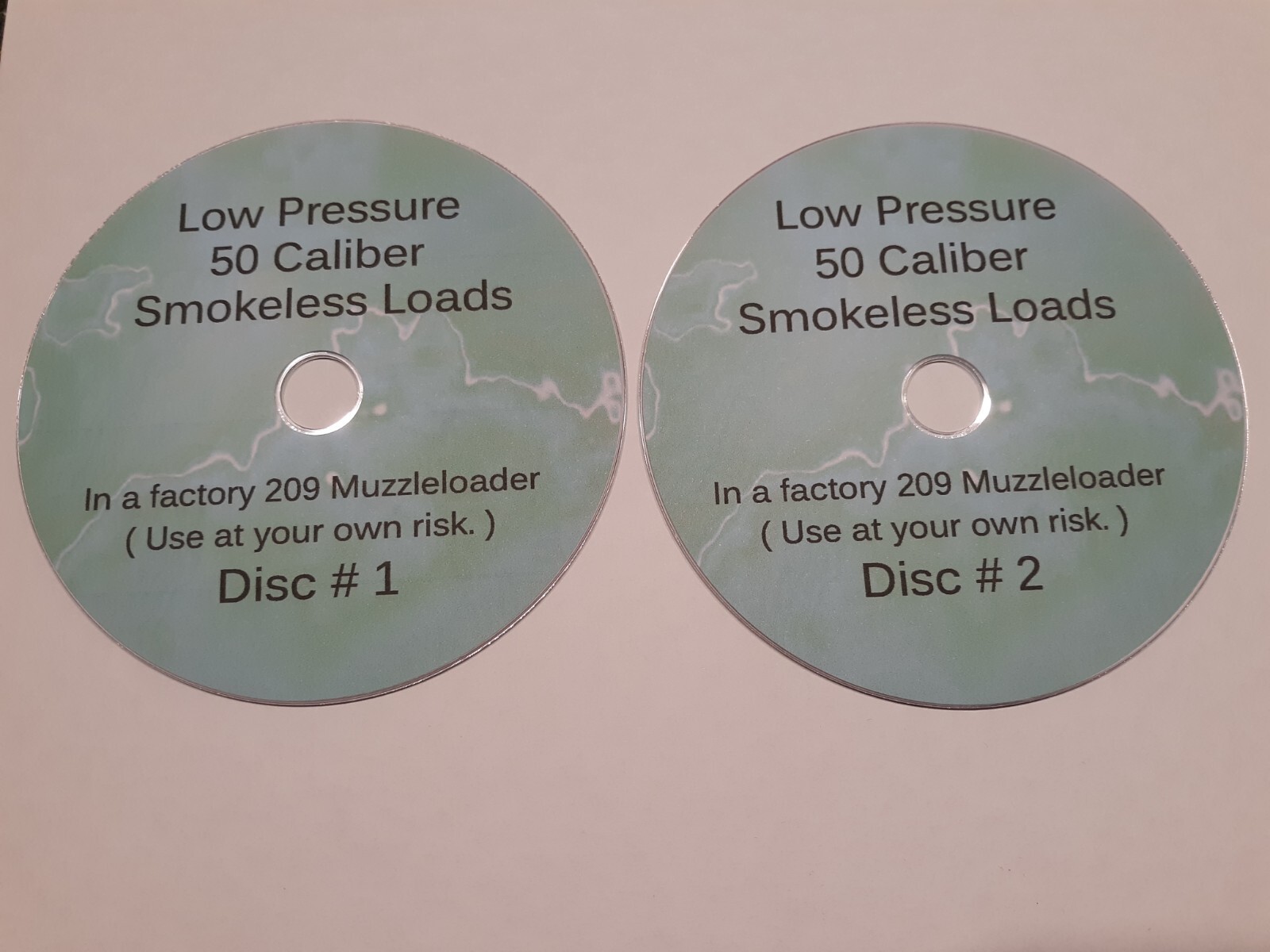 Low Pressure 50 Caliber Smokeless Loads in a 209 Factory Muzzleloader, 2 DVD set