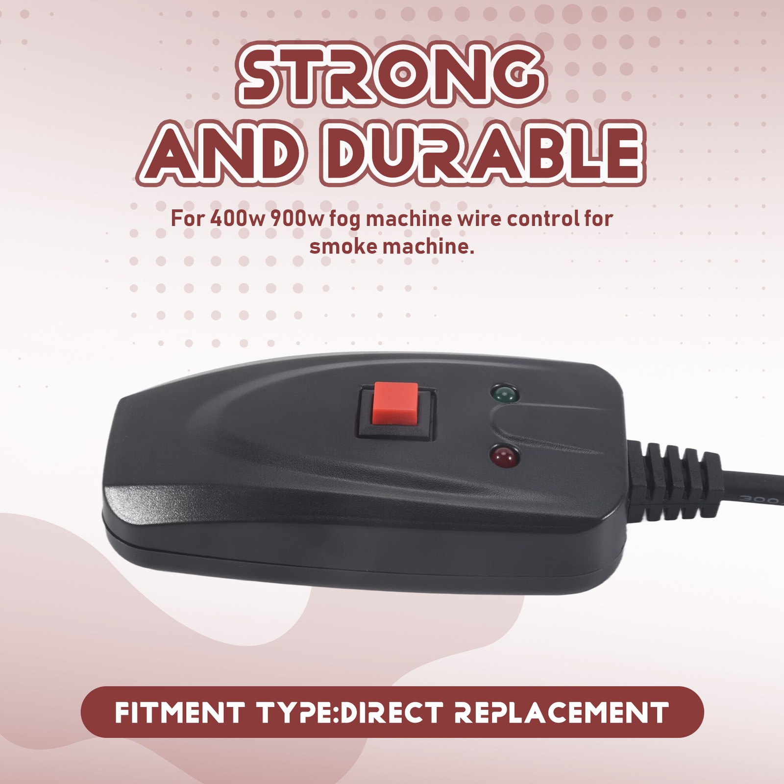 Fog Machine Wire Remote Control Portable XLR for 400W 900W Smoke Machine H5M6