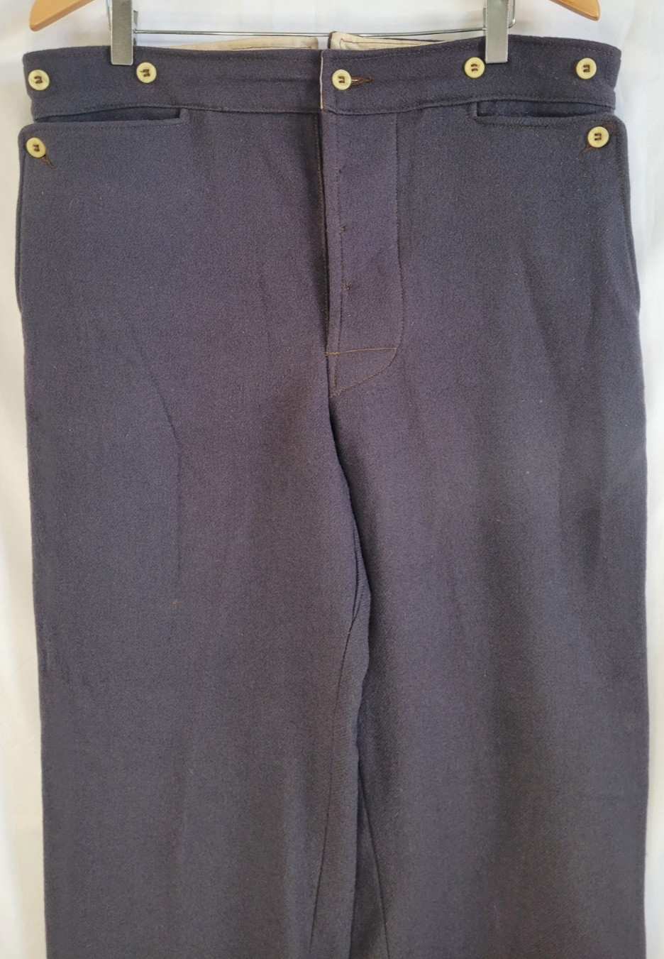 Pants Trousers Mens 36WX31L C&D Jarnagin Western Style Dk Gray Reenactment