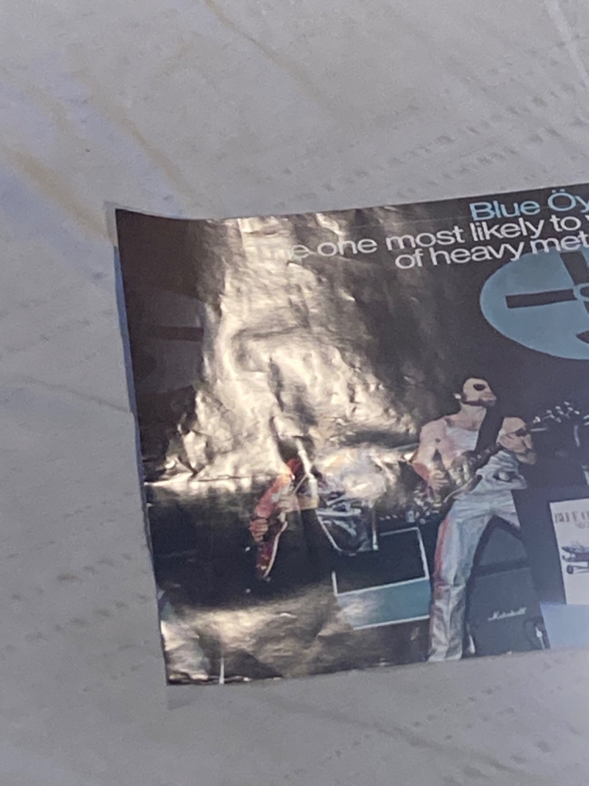 Blue Oyster Cult 1974 Promo Poster Secret Treaties Tyranny And Mutation N