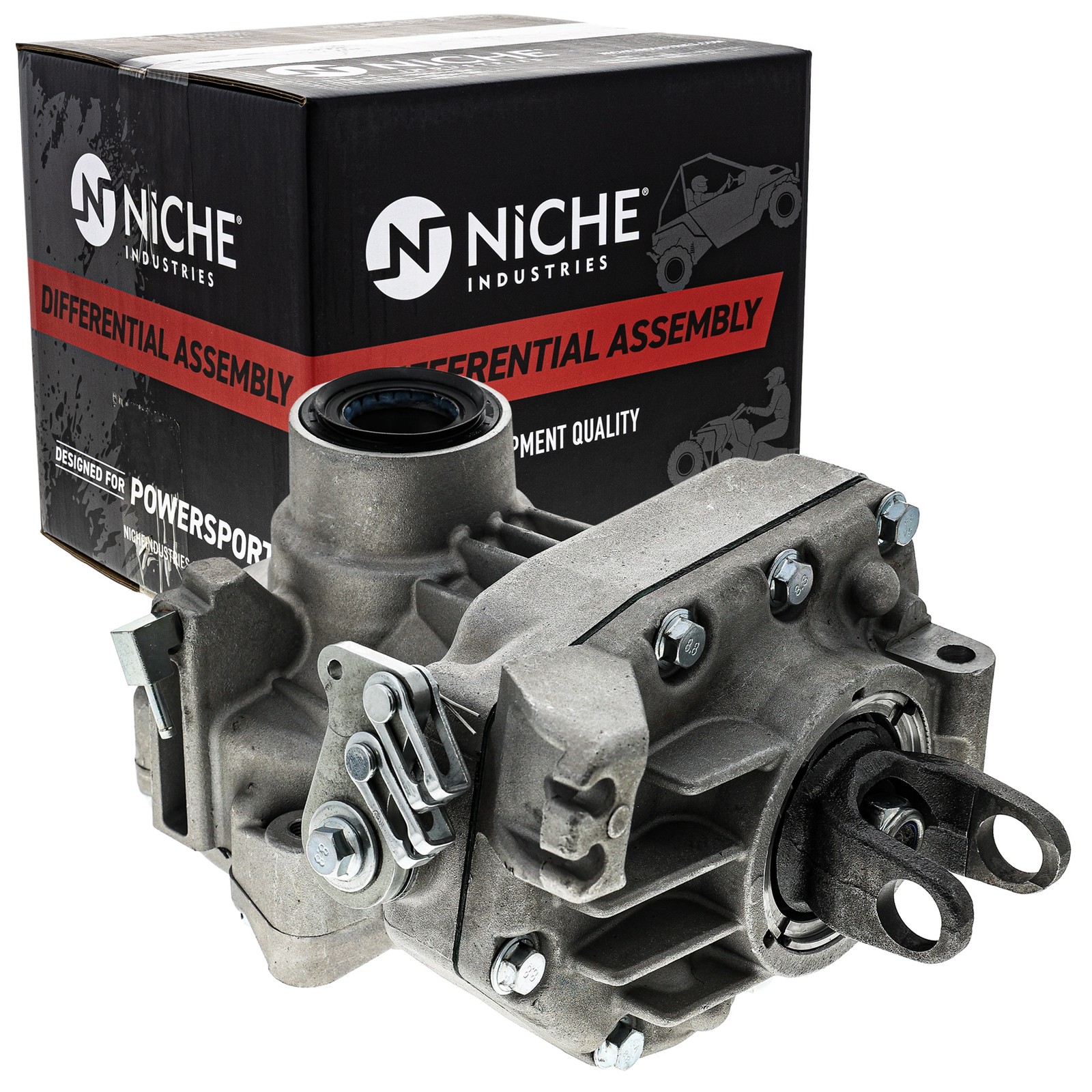 NICHE Rear Differential Gear Case for Yamaha Kodiak Grizzly 450 1CT-G6101-10-00