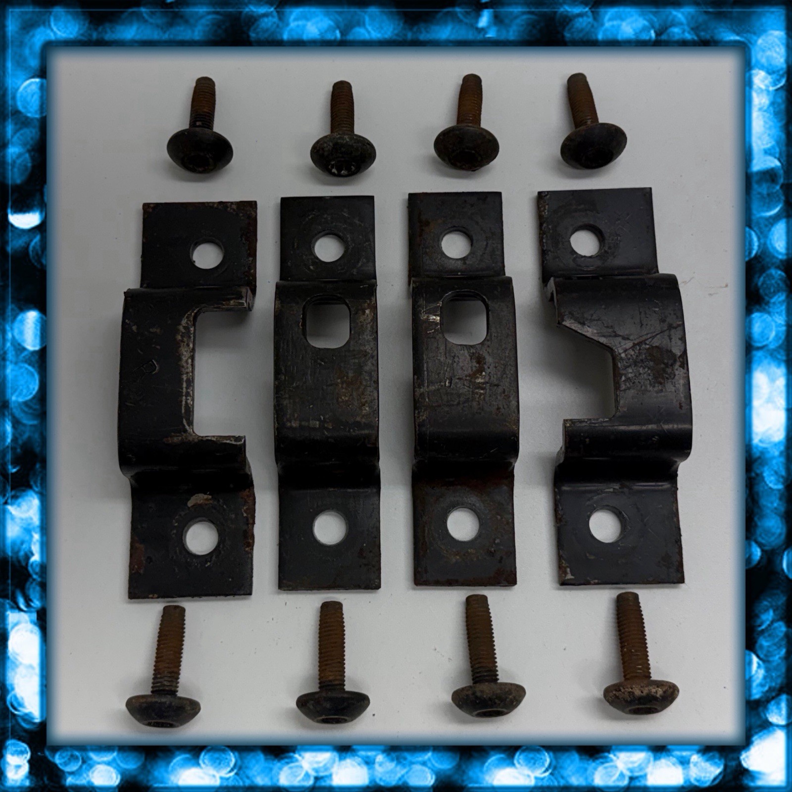 92 - 07 FORD VAN ECONOLINE E SERIES CLUB WAGON BENCH SEAT MOUNTING BRACKETS B22