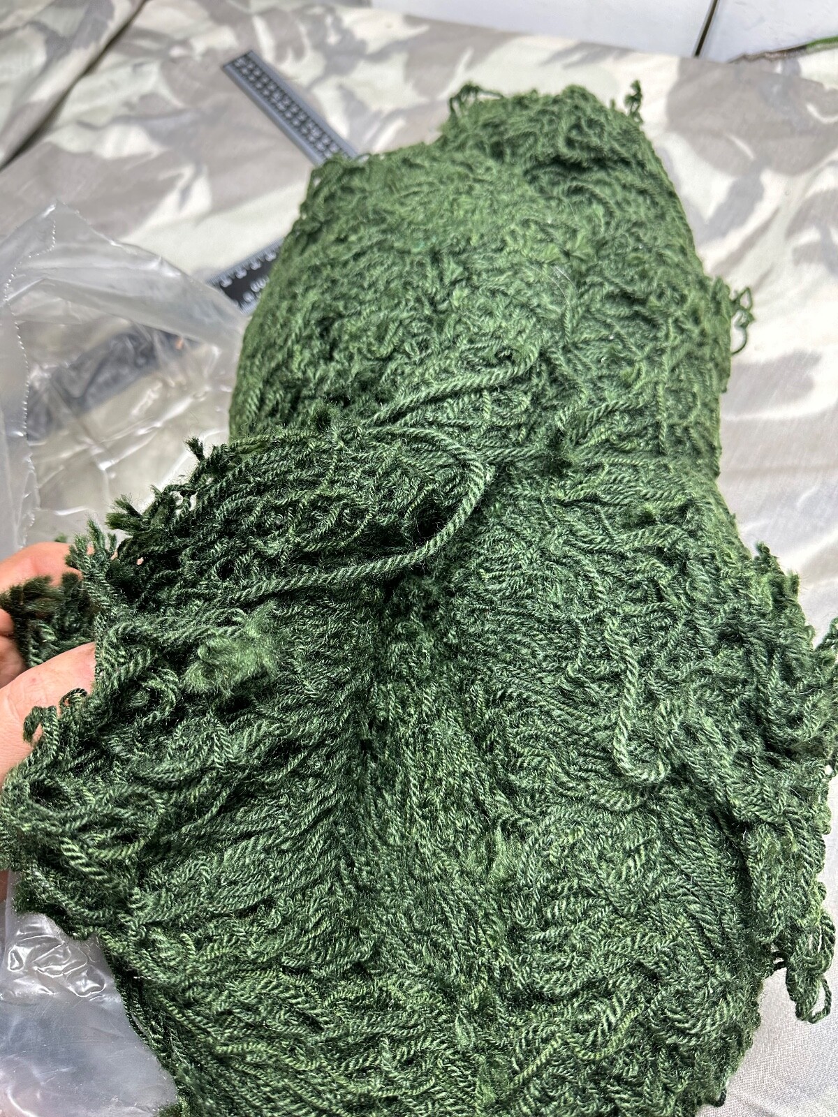 Original British Army Mk2 Mk3 Mk4 Camouflaged Helmet Net- New Old Stock Unissued