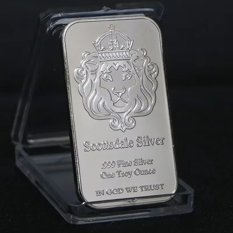 1PC 1 oz . Silver Bar - Scottsdale Mint VORTEX Silver Bullion Bar