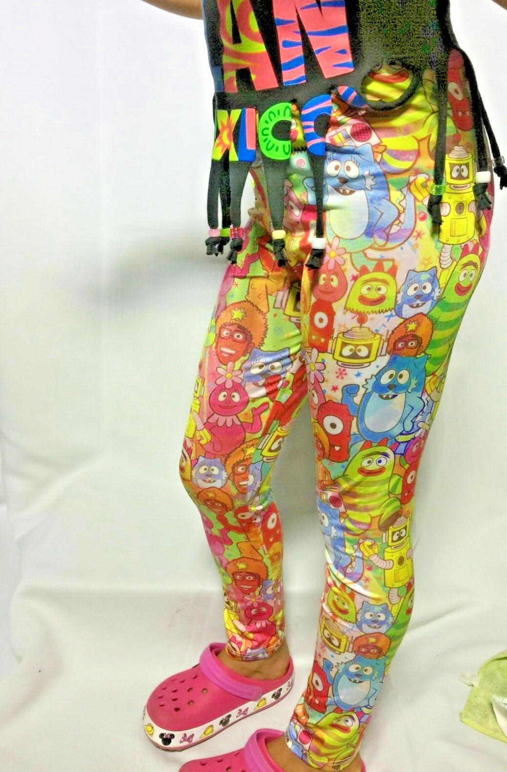 Yo Gabba Gabba leggings GIRLS Yo Gabba Gabba Nick Jr. CHILDREN AND ADULT SIZE!!