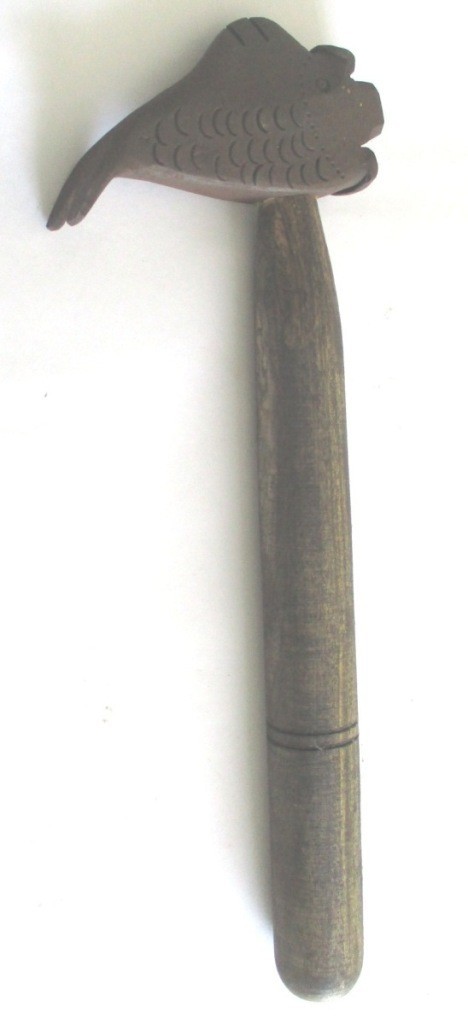 ANTIQUE OLD CLAW HAMMER TOOL FISH SHAPE UNUSUAL RARE