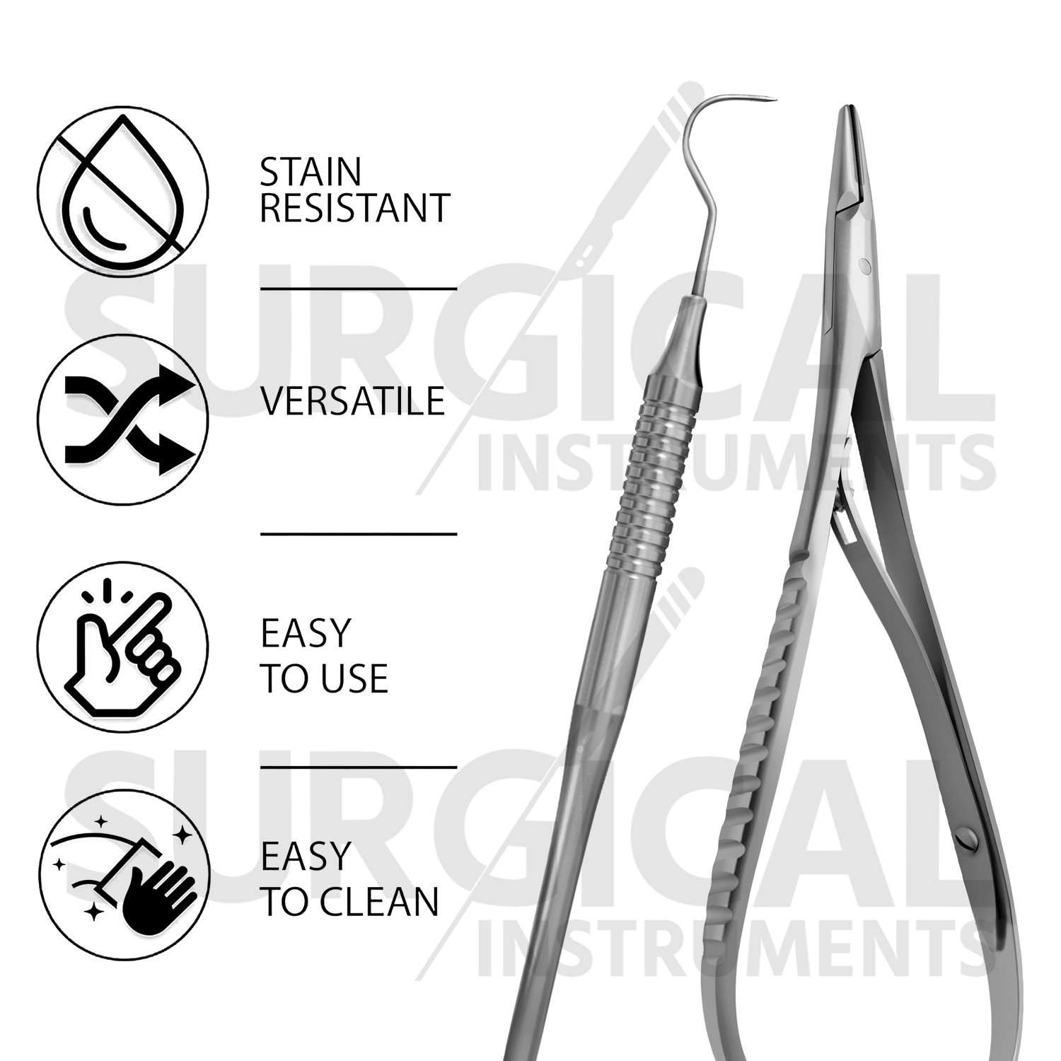 2 Pcs Dental Braces Removal Kit Set Orthodontic Stainless Steel German Grade