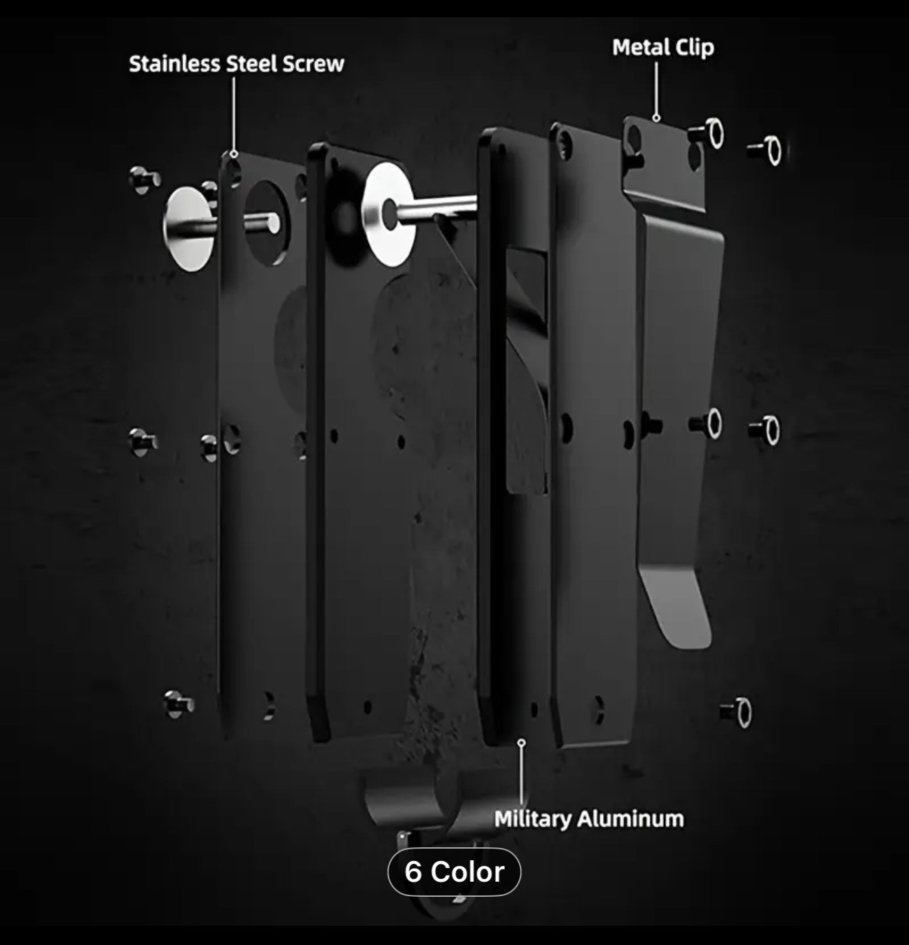🔥1-DAY SALE* SEMI-CUSTOM KEY CASE w/RIDGE PVD SCREWS (1/4 THE PRICE OF OTHERS).