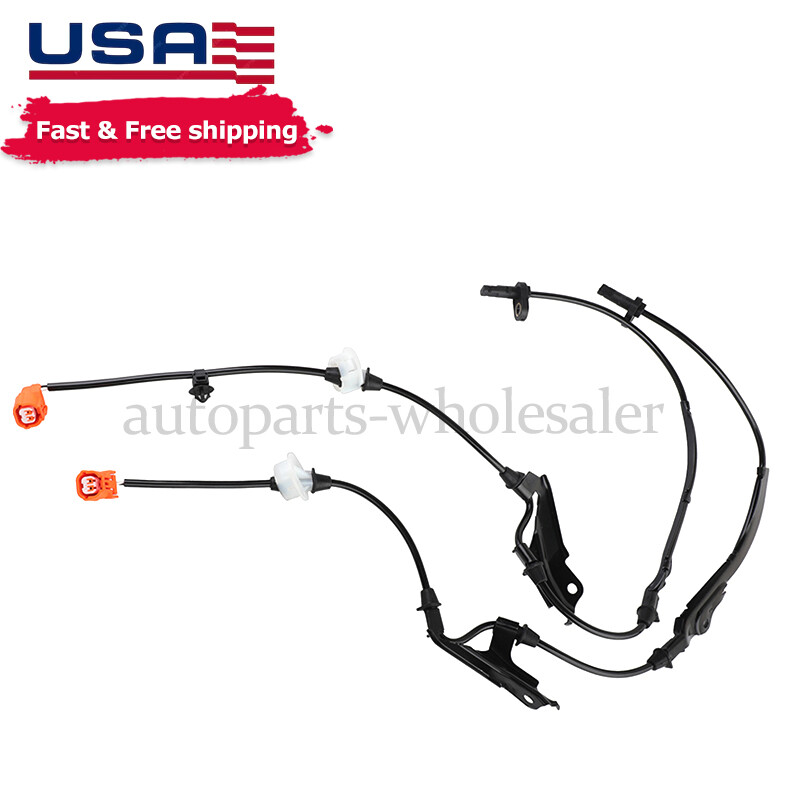 Front ABS Wheel Speed Sensor Pair Set of 2 For Honda Accord Acura TSX Sedan 4dr