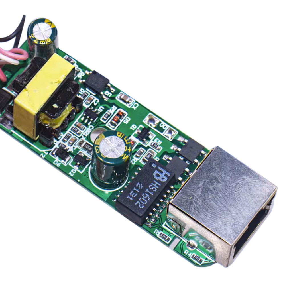 PoE Splitter 48V to 5V 2.4A Micro-USB Adapter IEEE 802.3af IP Camera Pi & More