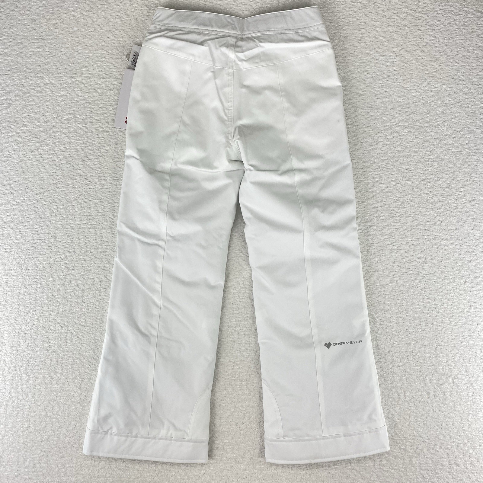 Obermeyer Snow Ski Brooke Pants Teen Girls Size Medium White Skiing Snowboard