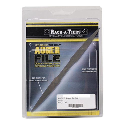 Rack-A-Tiers Auger Bit File Sharpener Tool Drill AUFILE