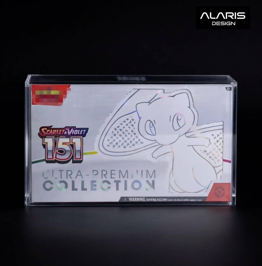 Acrylic Case for Pokemon 151 Ultra Premium Collection UPC Magnetic UV PROTECT