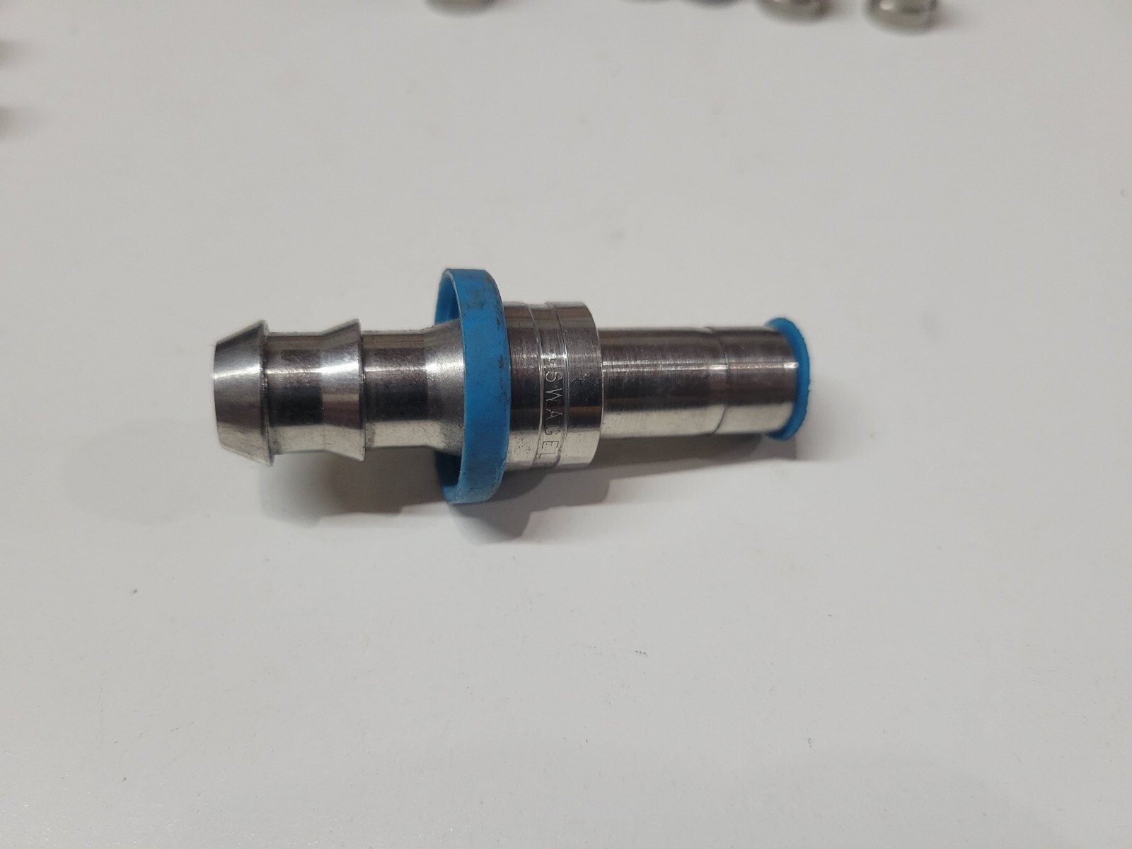 Swagelol 1/2" tube x 1/2 Push-on Hose Barb Connector Stainless Steel (5 PACK)