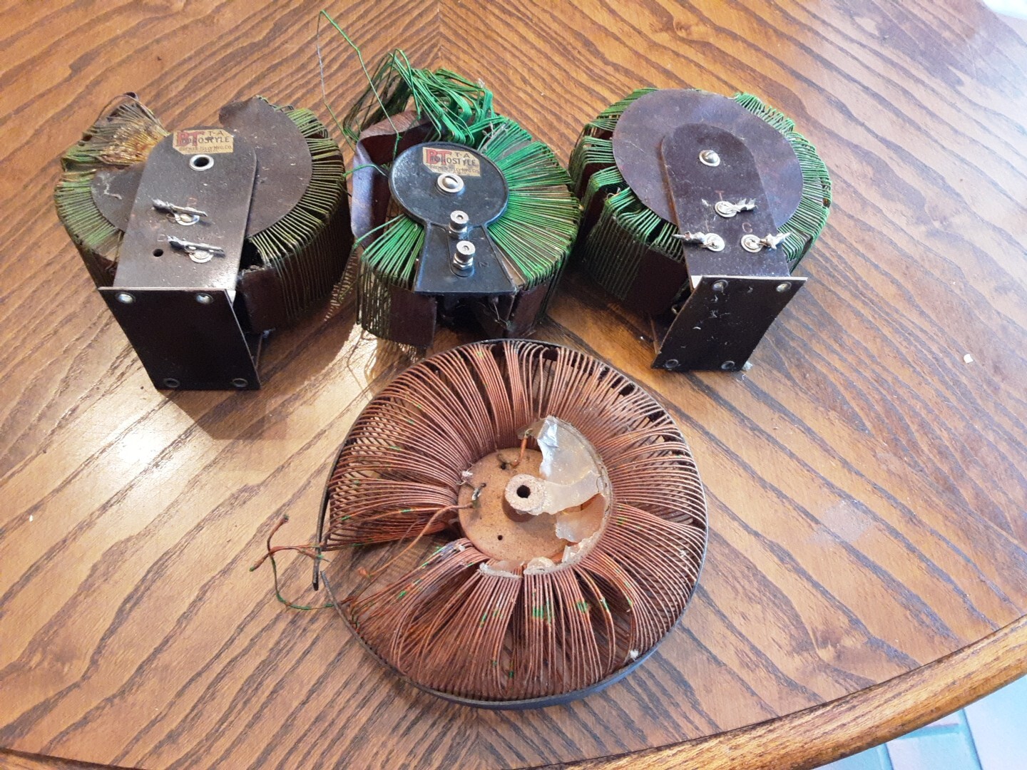 RARE Early 1900s Binocular Coils Damaged