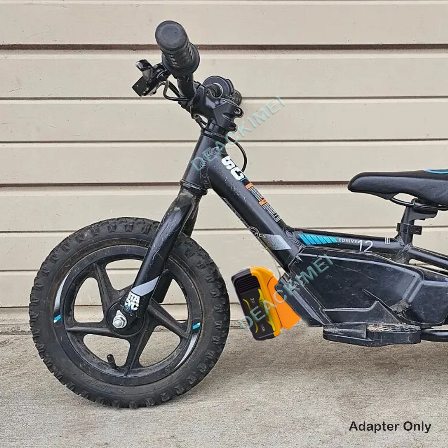 Battwey Adapter For Stacyc 12" and 16" Bikes to fits Dewalt 20V Battery