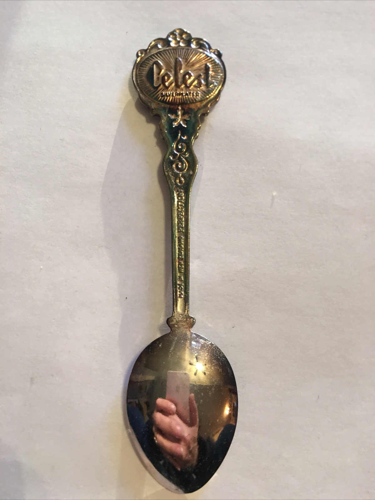 Vintage Souvenir Spoon US Collectible Yellowstone Park Old Faithful