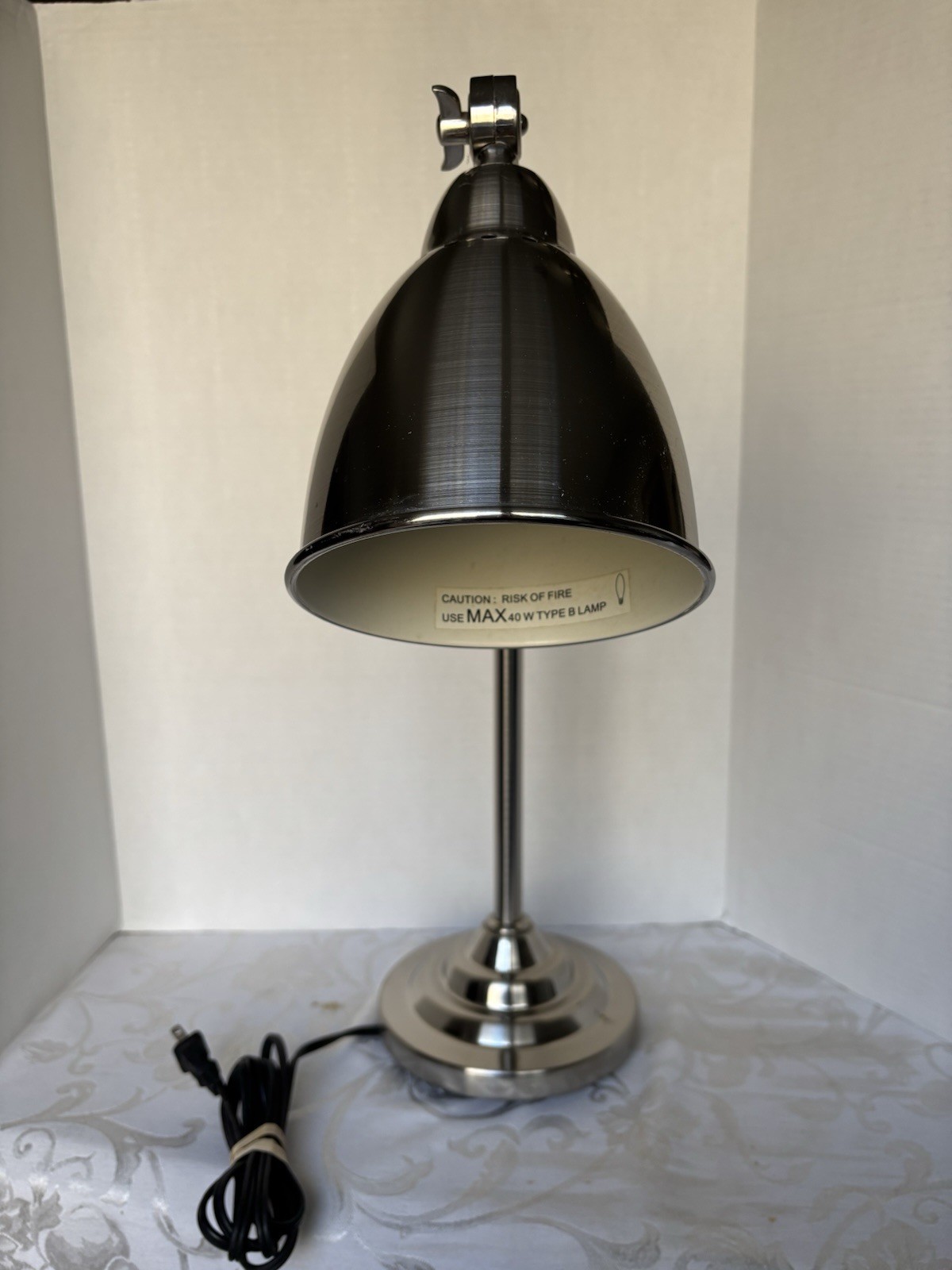IKEA Barometer Work Lamp Adjustable Arm Desk Light - Stainless Finish No. 2
