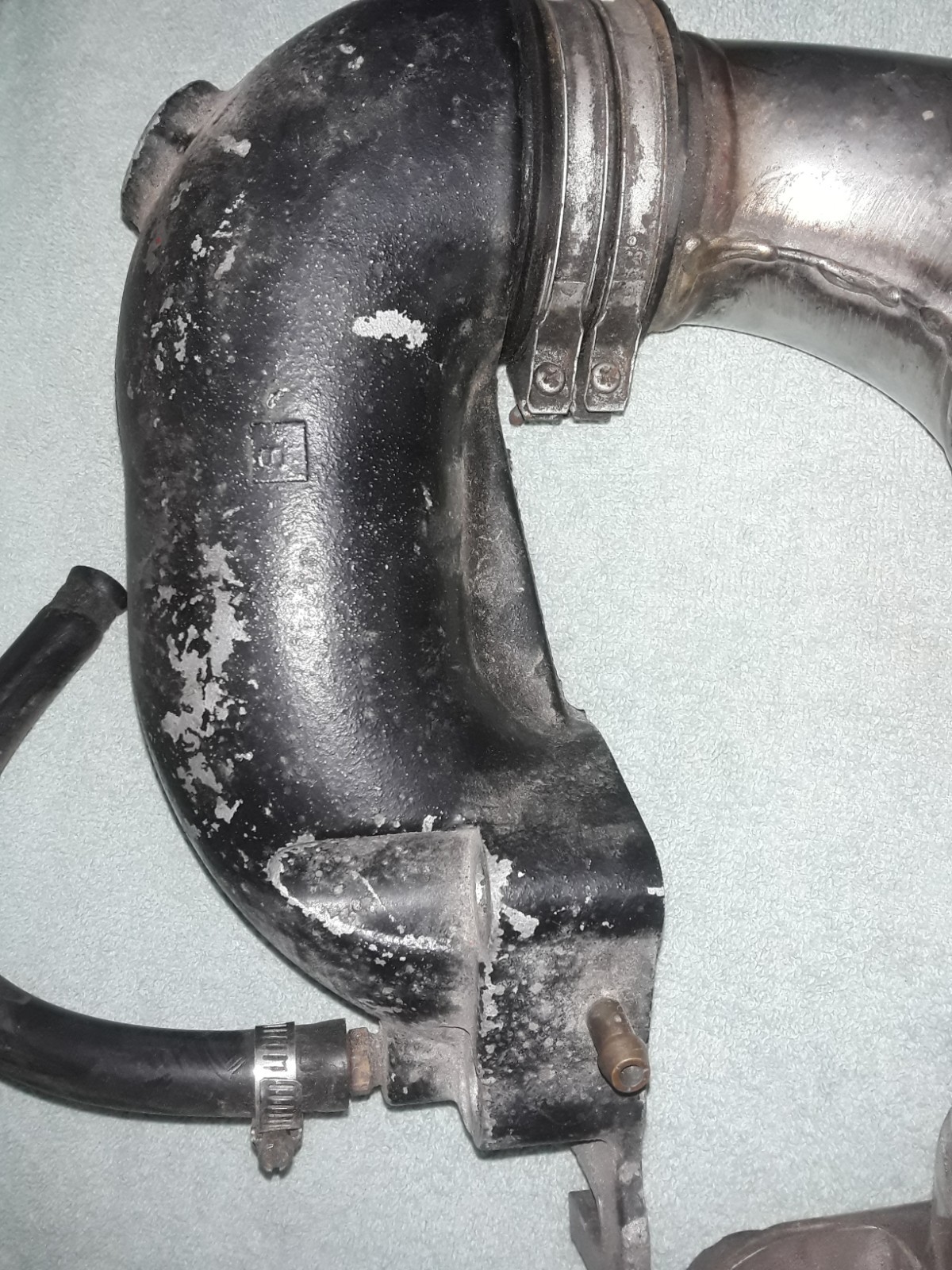 Kawasaki 650 SX X2 Exhaust Pipe Clamps Seal Connecting Tube Muffler Body OEM