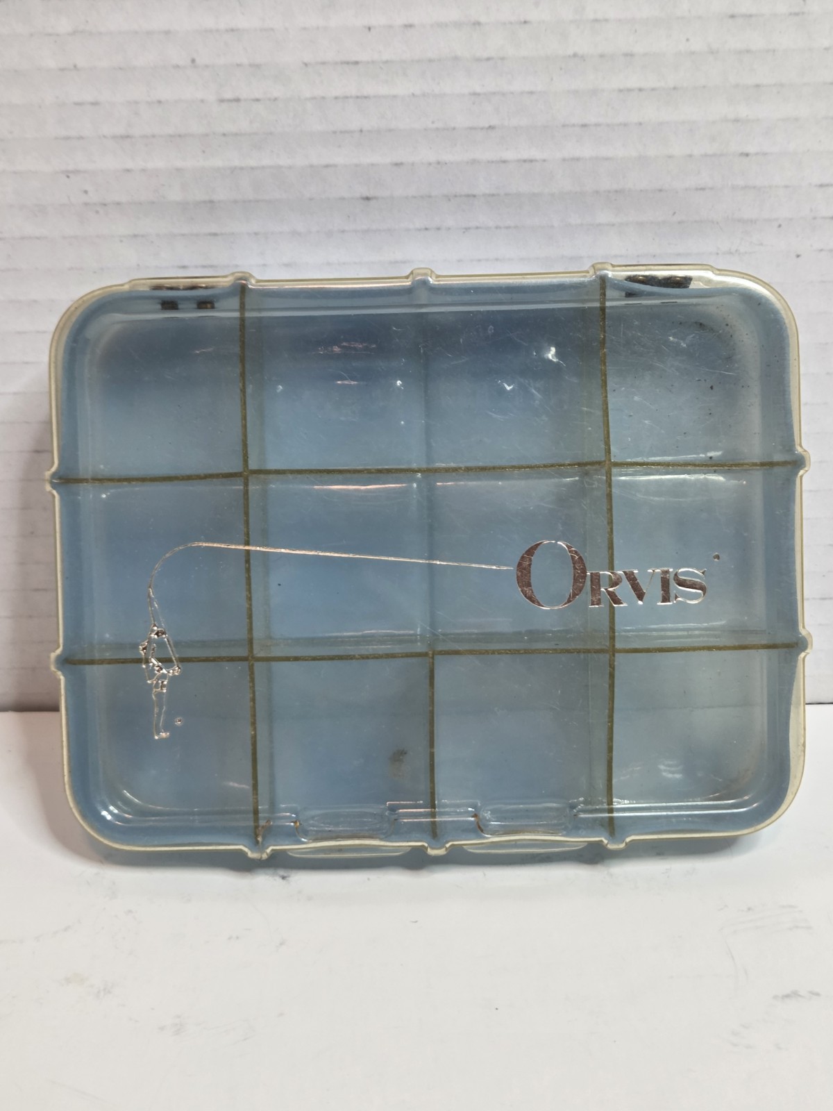 Vintage Orvis Bill Dewitt Plastic Multi Tray Fly Box Fly Fishing