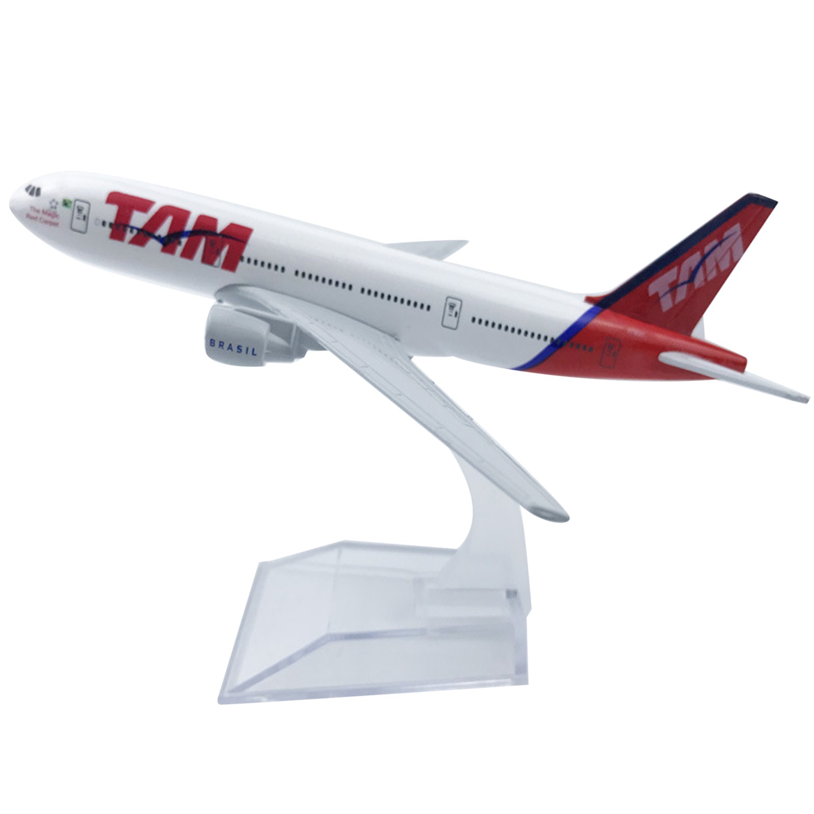 1:400 Scale 16cm Brazil TAM 777 Airplane Model Alloy Aircraft Plane Collection