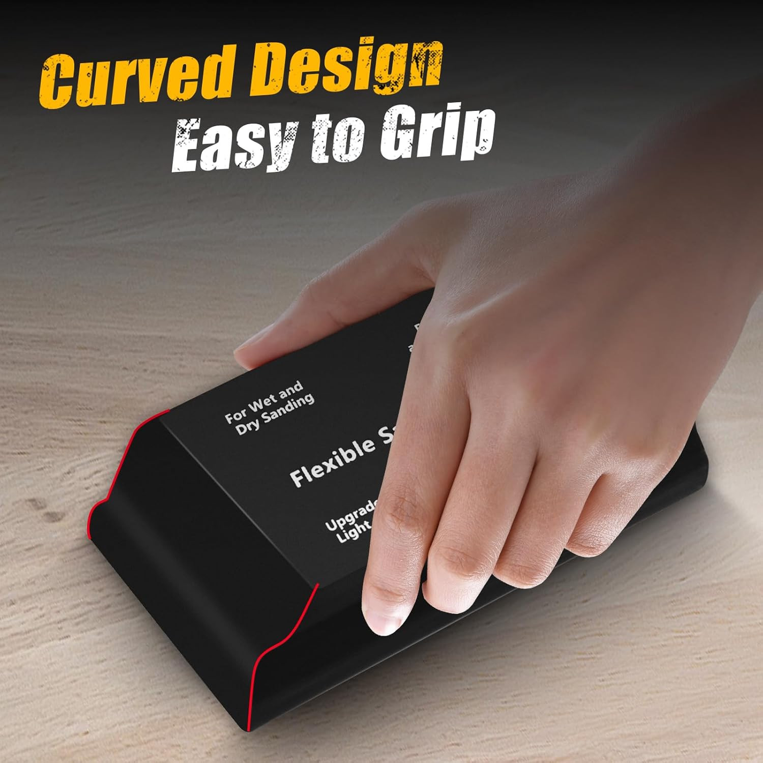 7Pcs Sanding Block Kit Flexible EVA Foam Wet or Dry for Automotive or Woodwork