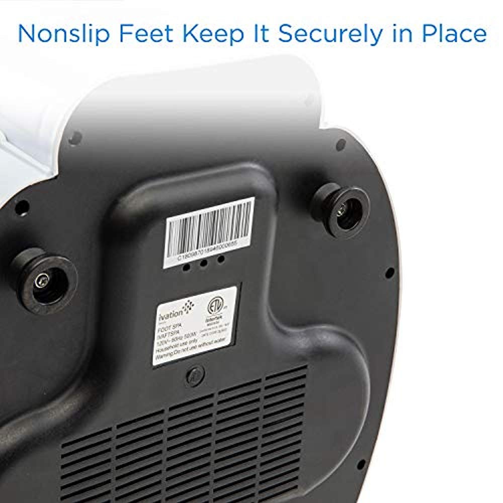 Ivation Multifunction Foot Spa – Heated Bath with Vibration, Rollers, Bubble Mas