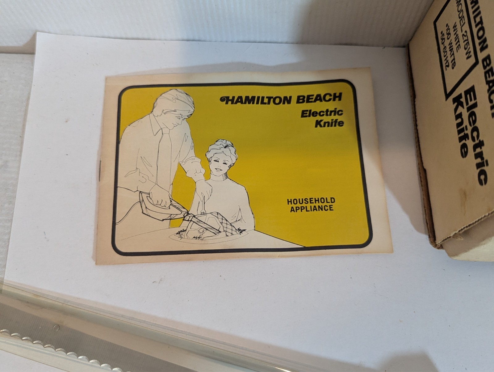 VTG Electric Knife Hamilton Beach Scovill 275W w Box & Papers Blades Tested VG+