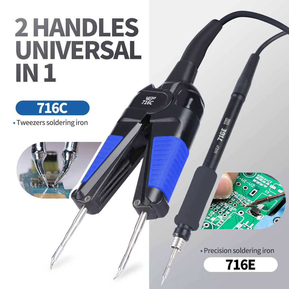 WEP SMT Hot Tweezers Soldering Station Desoldering Rework Station ESD KIT