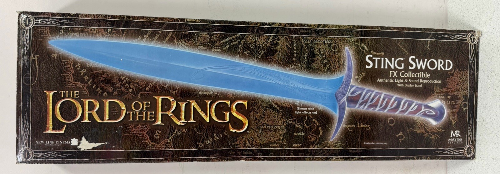 Master Replicas Lord of the Rings Collectible Sting Sword FX LR-200 LOTR Glows