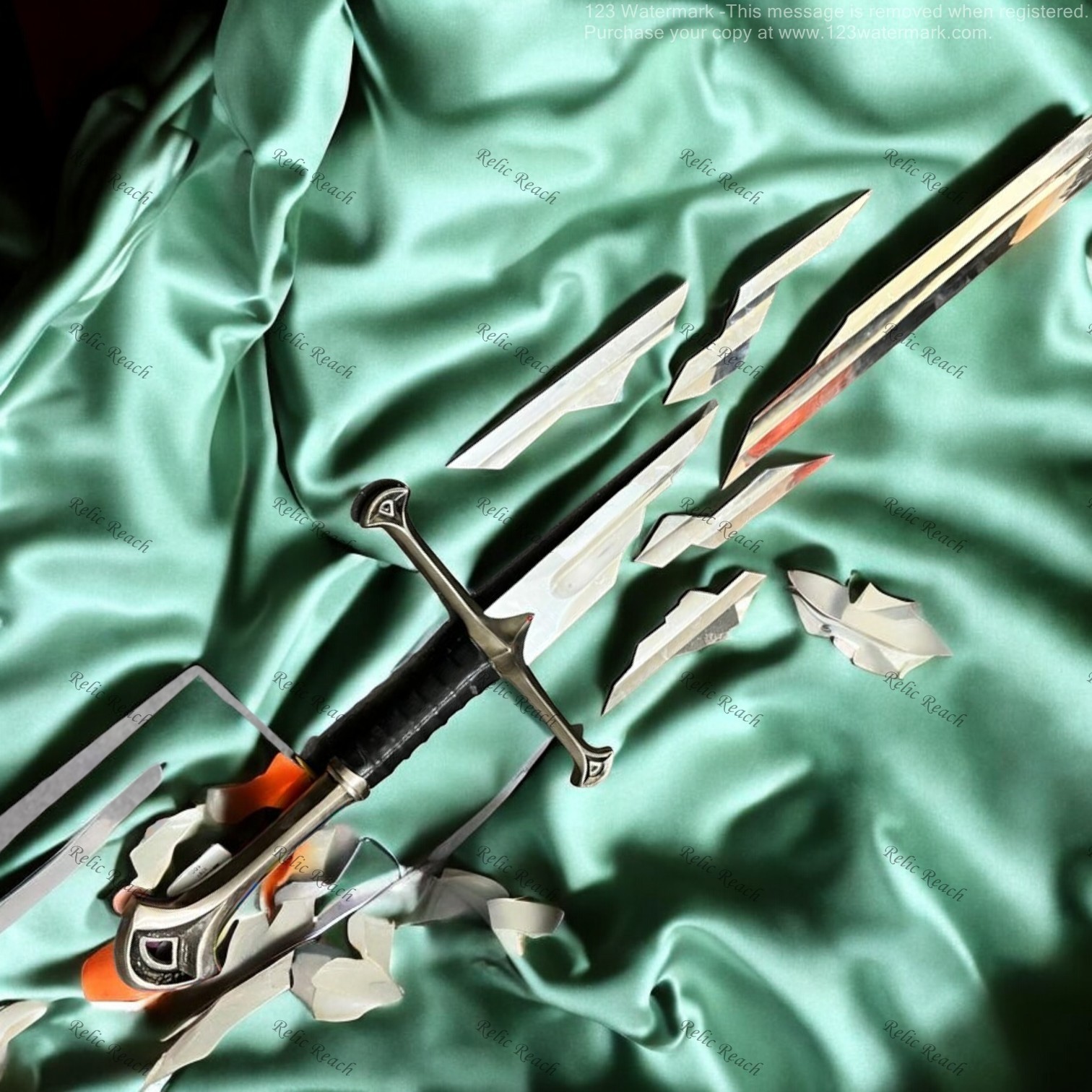 LOTR Anduril Shard of Narsil, High Carbon Steel Premium Hobbit Christmas GIFT BF