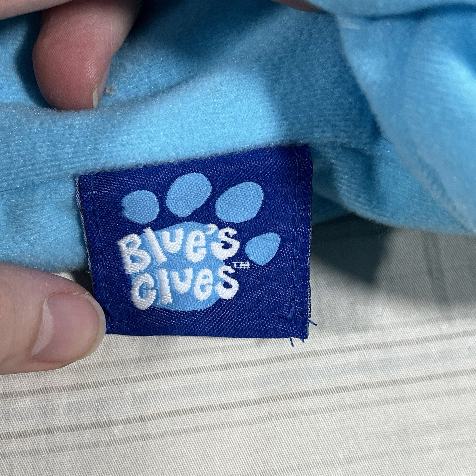 Rare Blue’s Clues Y2K Sleeping Bag Plush Pillow Nick Jr Viacom Slumber Kids 2000