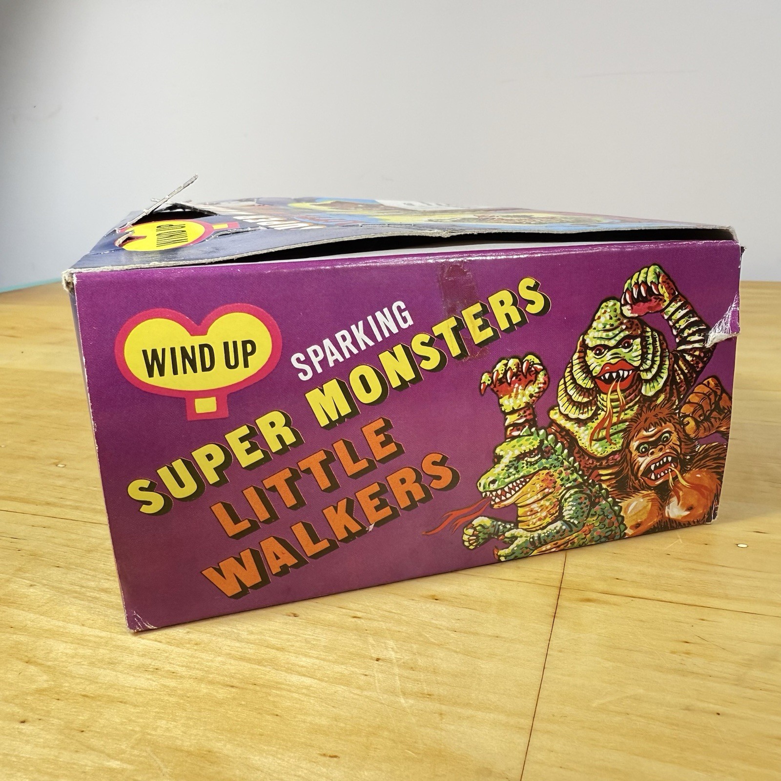 Vintage Wind up Sparking Super Monsters Little Walkers Full Case New Old Stock!!