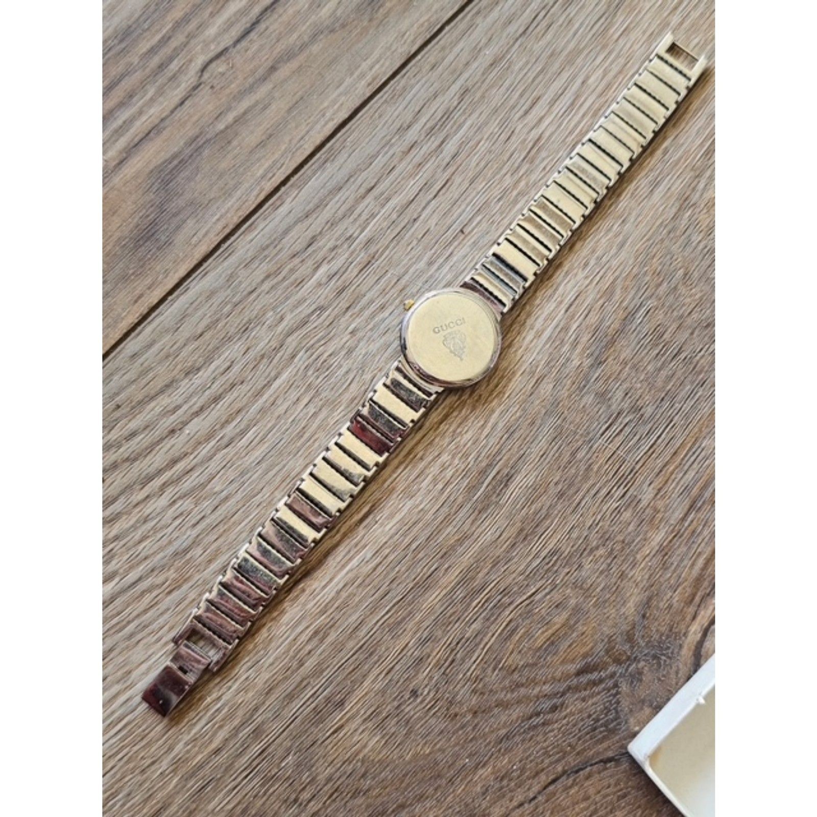 Vintage Gucci Two-Tone Dress Watch *untested*