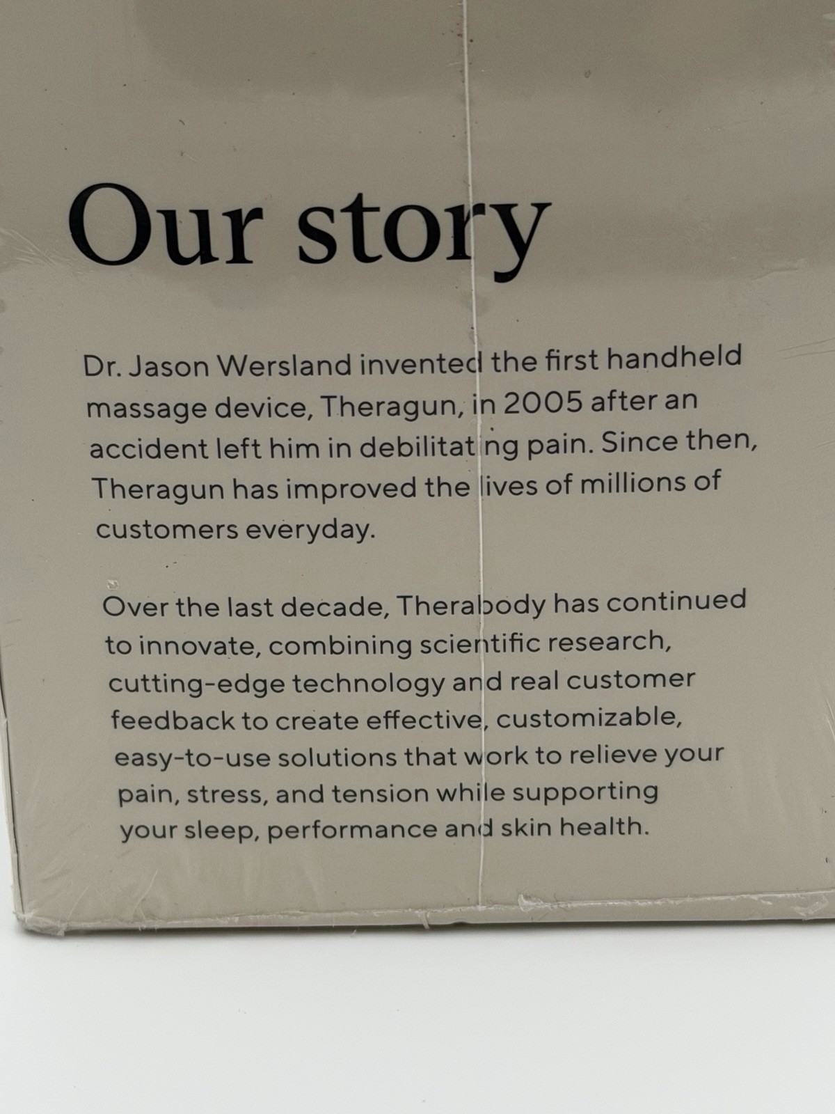 Therabody RecoveryTherm Cube Relieve Pain Cold Heat Therapy Wellness - NEW