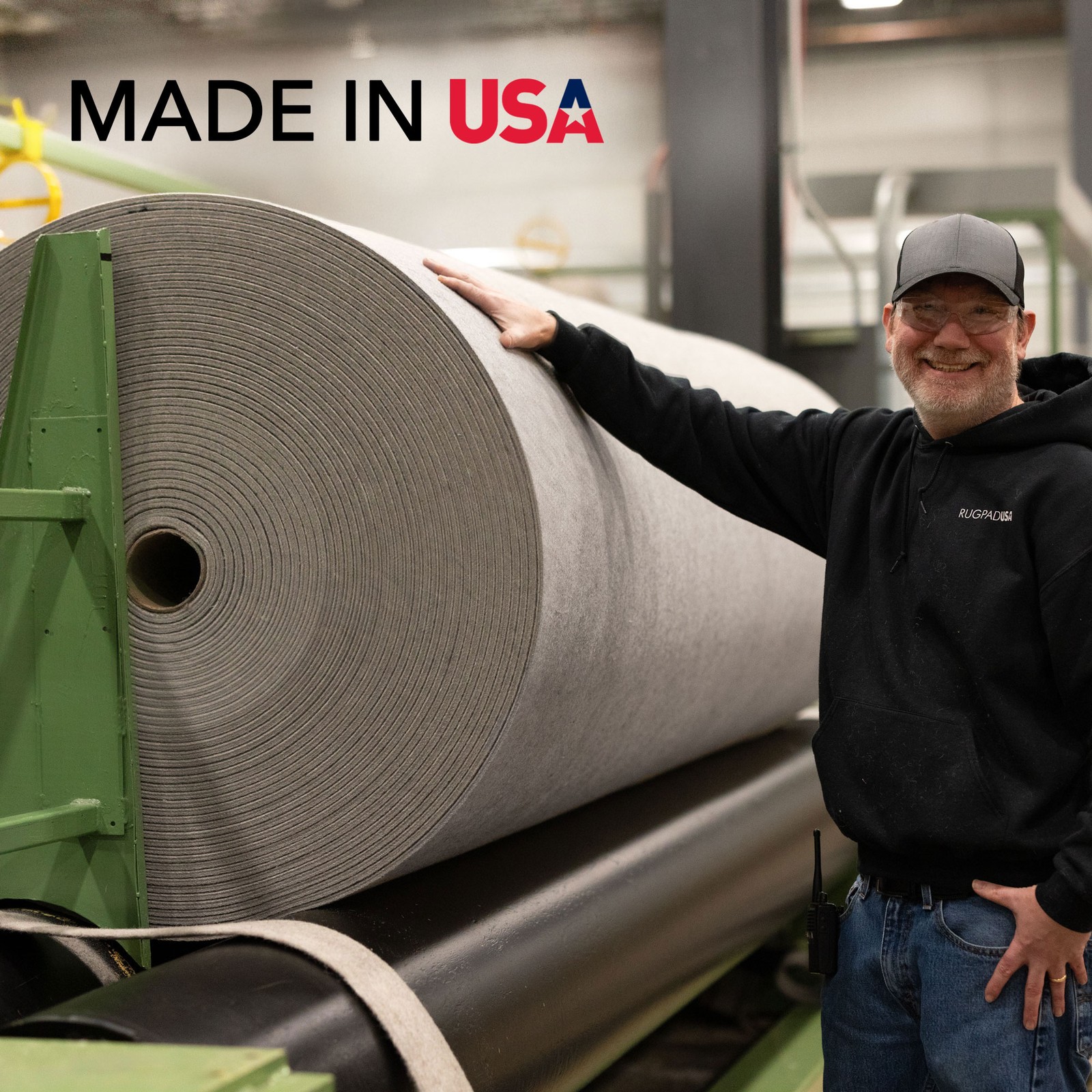 RUGPADUSA - Eco-Plush - 100% Felt - Premium Cushioning Rug Pad