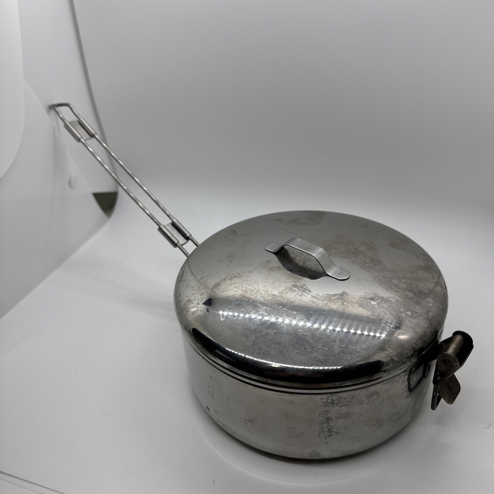 Vintage MSR Portable Stainless Steel Camp Cooking Pot