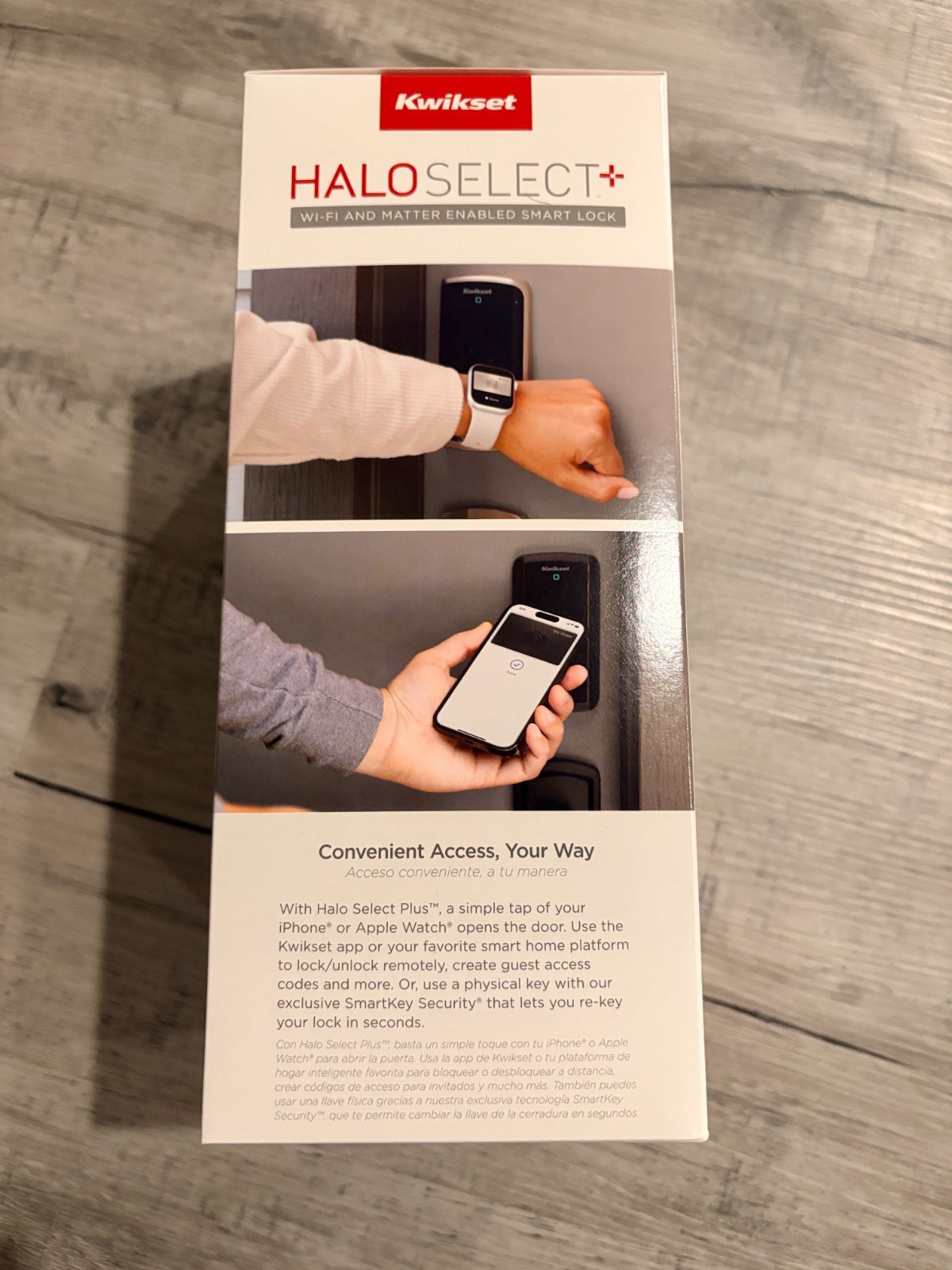 Kwikset Halo Select Plus Wi-Fi Matter Smart Lock Apple Home Keys - Matte Black