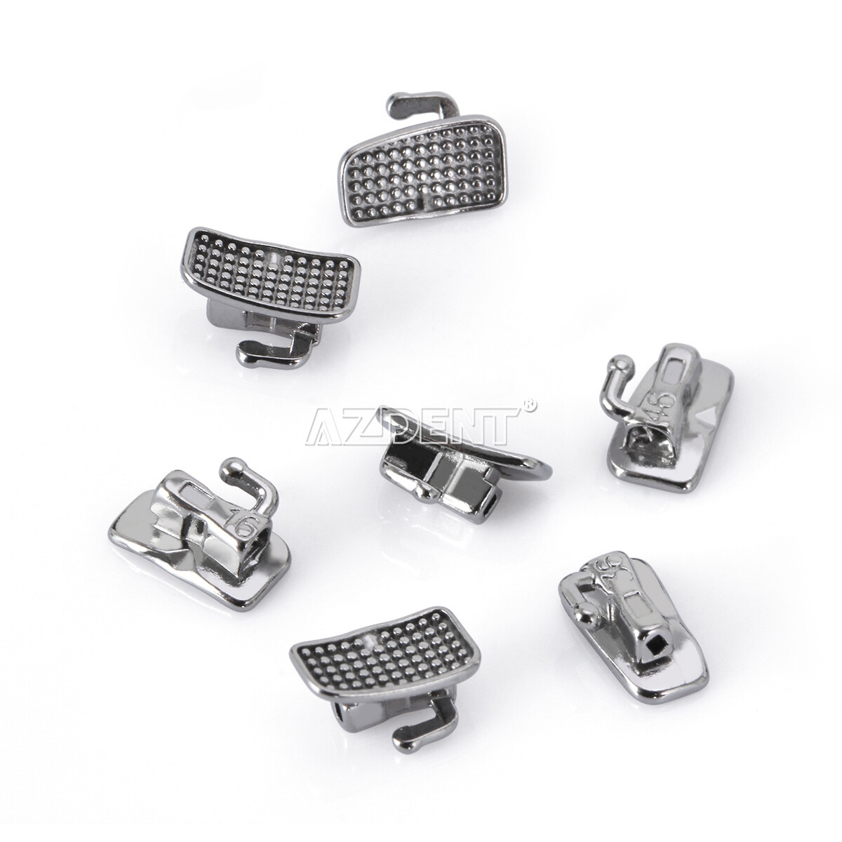 50Sets Dental Orthodontic Buccal Tube 1st 2nd Molar Tube Roth MBT 022/018 AZDENT