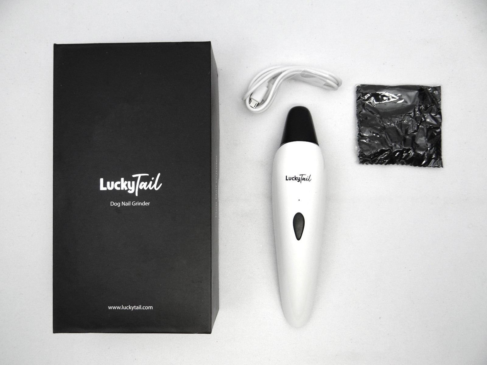 Lucky Tail Dog Nail Grinder Model D3 12W Motor Painless Paw Clipper OPEN BOX