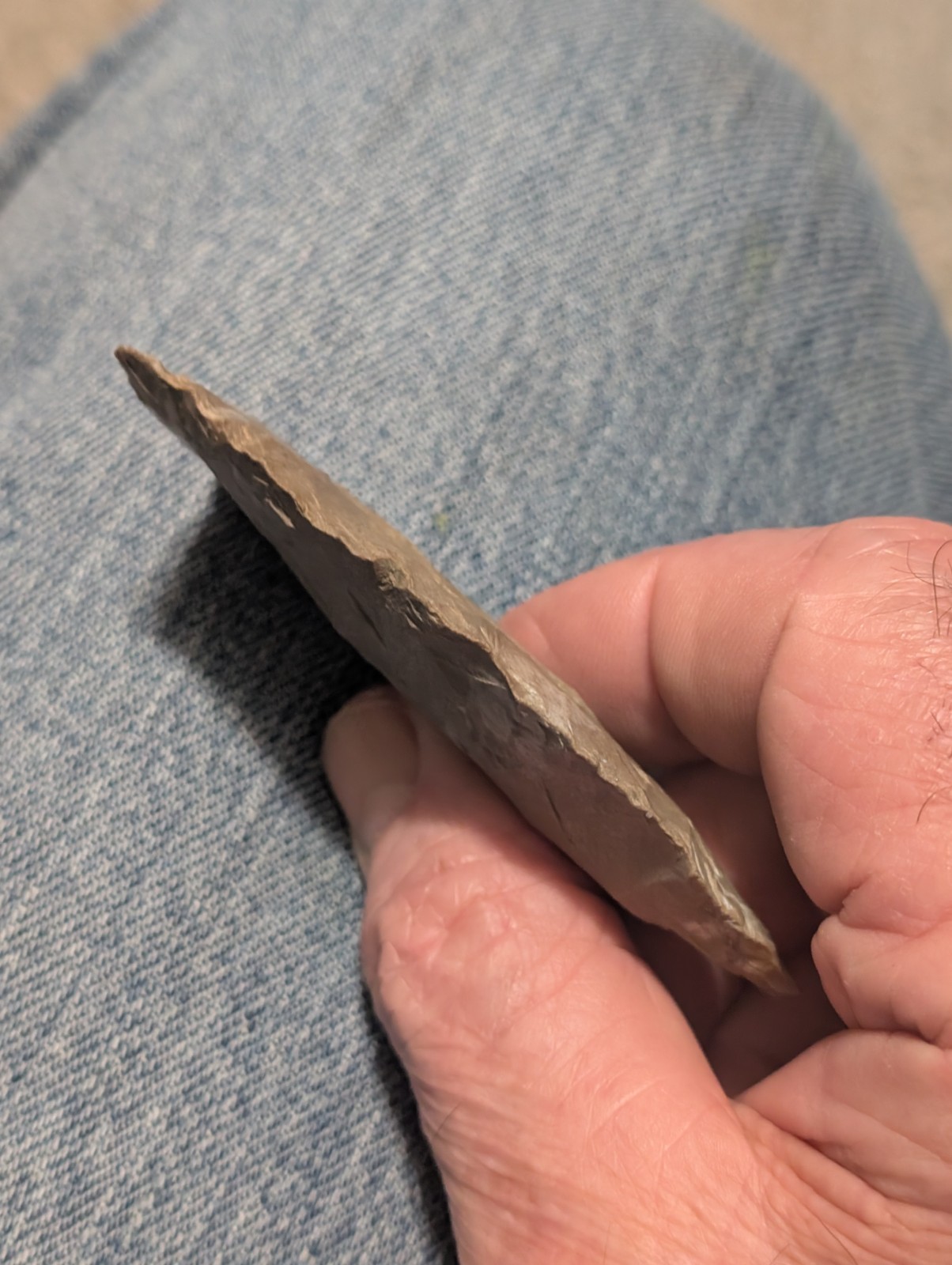 Great Copena Triangular, 3 7/16", N Ctrl AL, Ft Payne Chert, Authentic Arrowhead