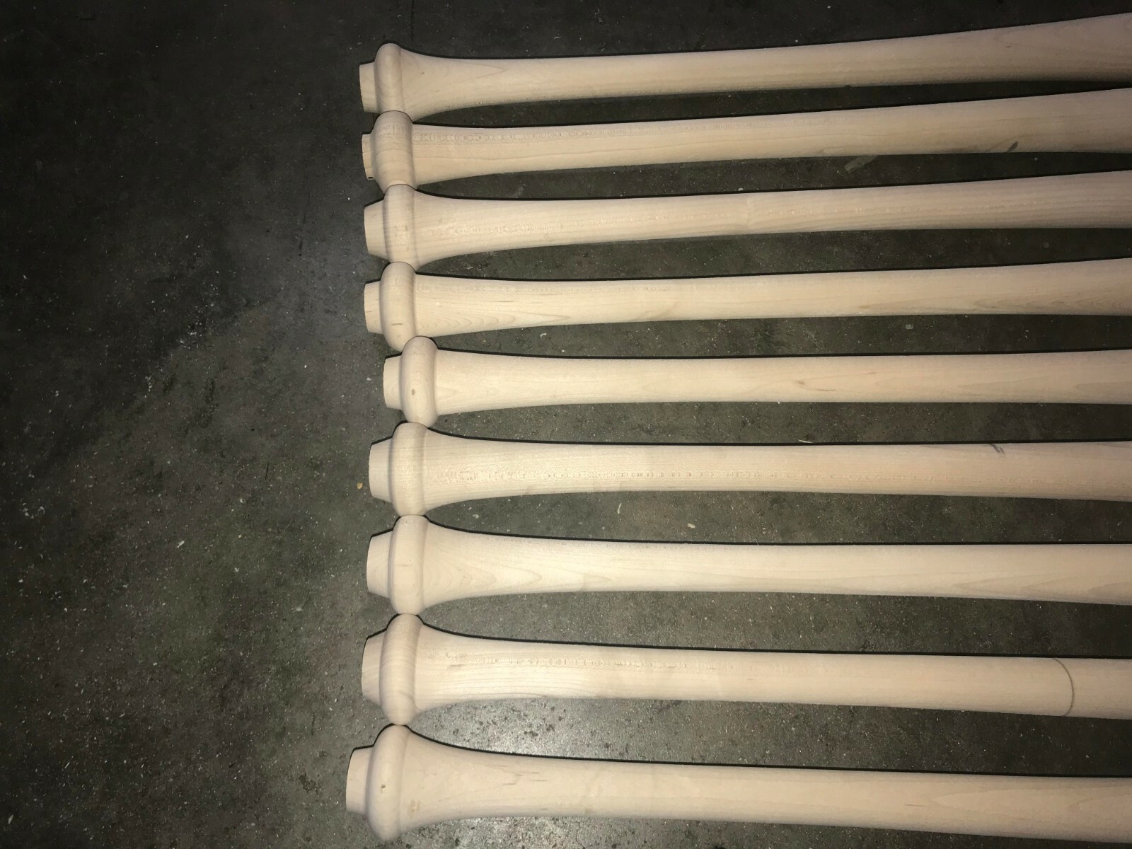 *Old Hickory Bat Co. Made* Unfinished Craft/Hobby Hard Maple Wood Baseball Bats