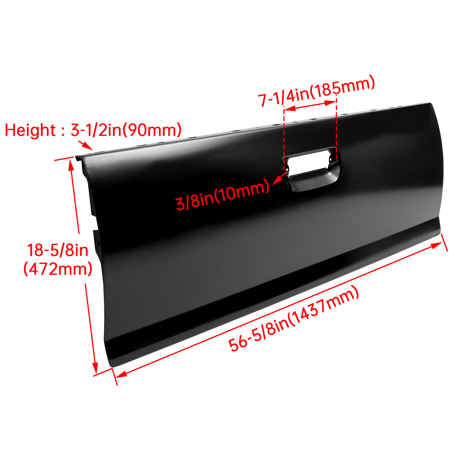 For Toyota Tacoma 2005-2015 Rear Tailgate NEW Painted Black Steel Tail Gate